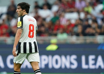 Sandro Tonali, centrocampista del Newcastle (Foto LaPresse)