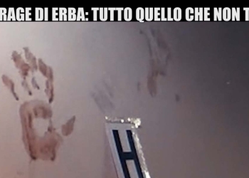Strage di Erba, impronta palmare sul muro del condominio di via Diaz (Foto: Le Iene)