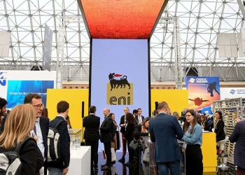 Lo stand Eni all'OMC Med Energy Conference