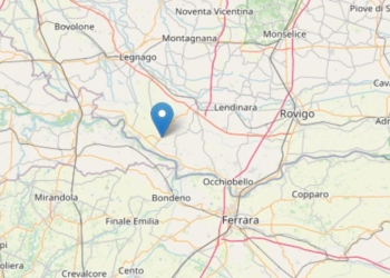 Terremoto in provincia di Rovigo (Ingv)