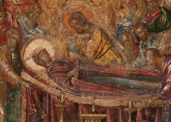 El Greco, Dormizione della Vergine (prima del 1567, particolare)