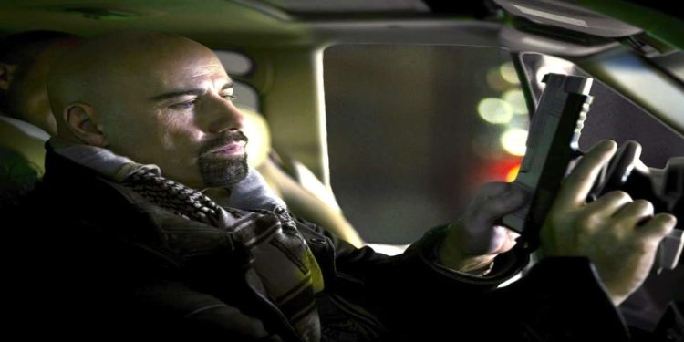 John Travolta in una scena del film su Italia 1 (Foto Web)