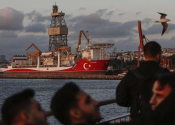 Una nave di perforazione turca (Lapresse)