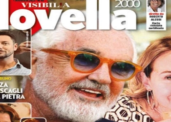 Barbara d'Urso e Flavio Briatore, Cover Novella 2000