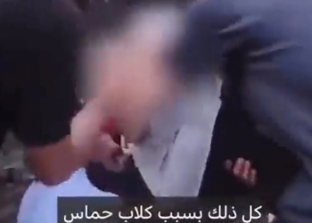 Donna di Gaza piange e urla contro Hamas