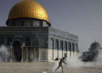 Gerusalemme, disordini alla Spianata delle moschee. La Moschea di Al Aqsa (LaPresse)