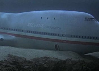 L'aereo inabissato di Airport '77 (Foto Web)