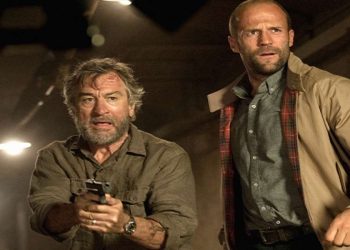 Robert De Niro e Jason Statham in una scena del film su Italia 1 (Foto Web)