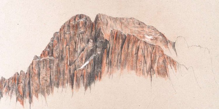 Luigi Dal Re, da "La montagna sotto le dita" (2019, particolare)