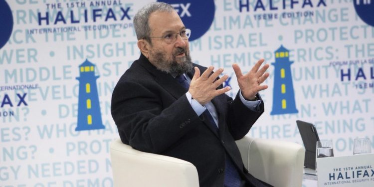 L'ex premier israeliano Ehud Barak (Foto: 2023, LaPresse)