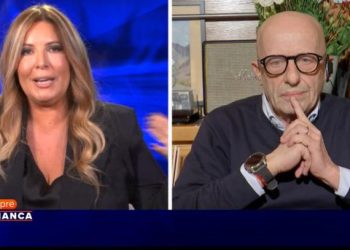 Sallusti vs Lucarelli a Cartabianca