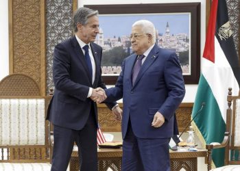 Blinken con Abu Mazen