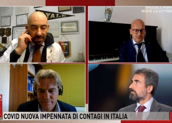 Matteo Bassetti, Ciccozzi, Broccoli e Fontana a Storie Italiane