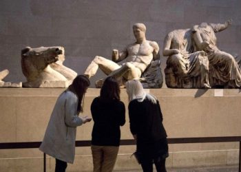 I marmi del Partenone al centro degli scontri tra Regno Unito e Grecia (Twitter)