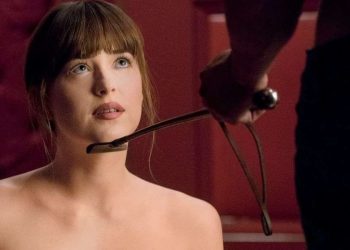 Una scena del film 50 sfumature di grigio