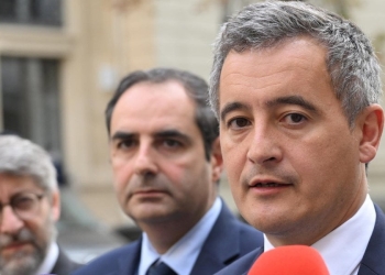 Il ministro dell'Interno francese Gérald Darmanin (Foto: 2023, LaPresse)