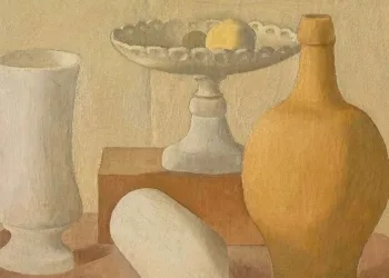 Giorgio Morandi, Natura morta (1920, particolare)