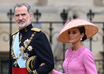 La Regina di Spagna Letizia e il Re Felipe (Twitter)