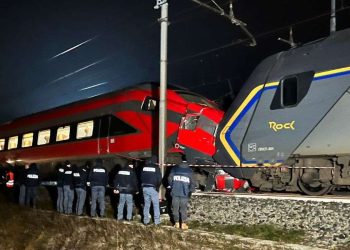 L'incidente ferroviario a Faenza (Twitter)