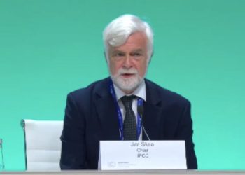 Jim Skae, il direttore del panel intergovernativo contro il cambiamento climatico (Twitter)