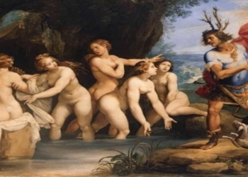 Dipinto Diana e Atteone , Cesari