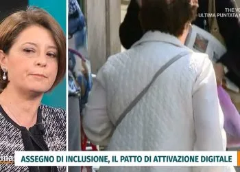 Maria Candemi e l'Assegno di inclusione (Uno Mattina)
