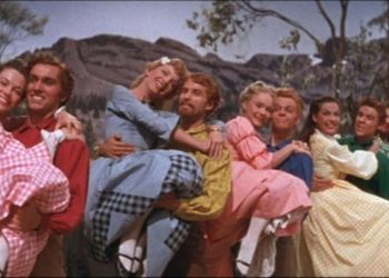 Una scena del musical su Rete 4 (Foto Web)