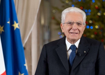 Sergio Mattarella durante il discorso di fine anno 2023 (foto Quirinale.it)