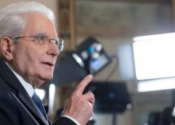 Sergio Mattarella durante il discorso di fine anno 2023 (foto Quirinale.it)