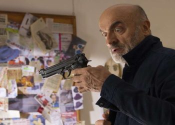 Ivano Marescotti in una scena del film in prima serata su Rai 3 (Foto Web)