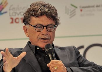 Marcello Veneziani al Festival del Lavoro a Torino (Foto: Ansa, 2017)