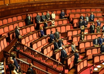 L'aula del Senato (Ansa)