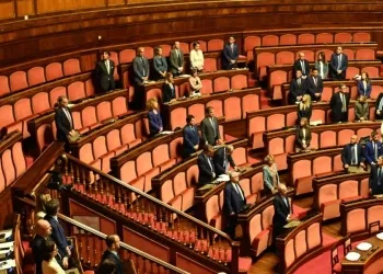 L'aula del Senato (Ansa)