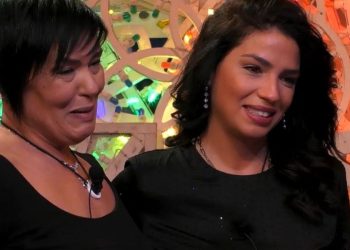 Monia La Ferrera, l'incontro con la mamma al Grande Fratello 2023 (Foto: Screenshot)