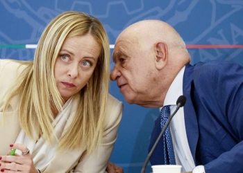 Giorgia Meloni, presidente del Consiglio, con Carlo Nordio, ministro della Giustizia (Ansa)