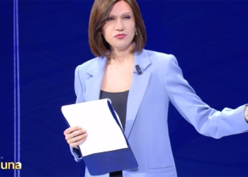 Virginia Raffaele, imitazione Bianca Berlinguer a Colpo di Luna