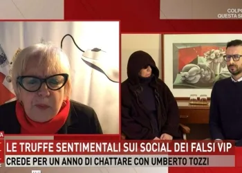 A Storie Italiane una donna vittima di una traffa amorosa