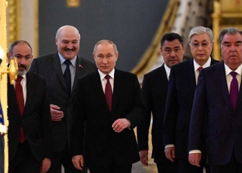 Vertice a Mosca dei leaders degli Stati CSTO (Ansa)