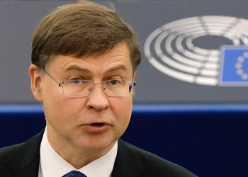 Valdis Dombrovskis, vicepresidente della Commissione Ue (Foto: Ansa, 2024)