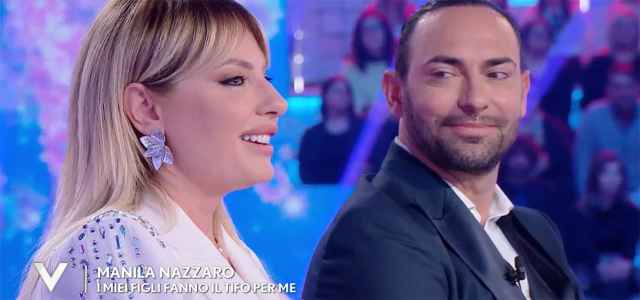 Manila Nazzaro e Stefano Oradei a Verissimo