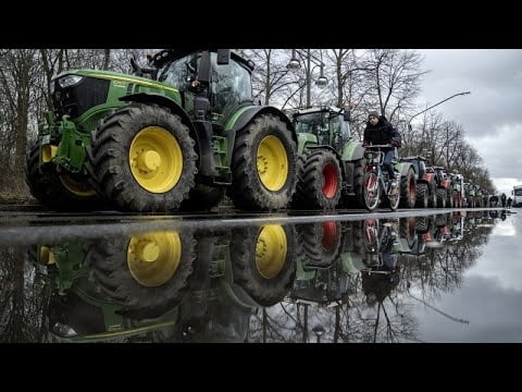 Protesta agricoltori in Francia (screen da Youtube)