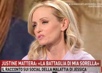 Justine Mattera a Storie Italiane