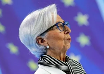Christine Lagarde, Presidente della Bce (Ansa)
