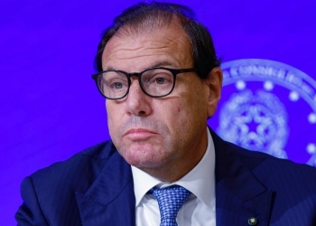 Il viceministro dell'economia, Maurizio Leo, durante la conferenza stampa al termine del Cdm (Foto: Ansa, 2024)