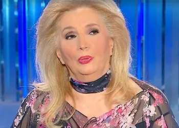 Iva Zanicchi a Domenica In puntata 28 gennaio 2024 (screenshot tv)