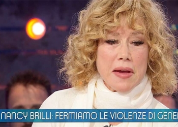 Nancy Brilli a Da noi a ruota libera 28 gennaio 2024 (foto screenshot tv)