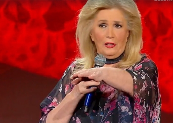 Iva Zanicchi gaffe a Domenica In puntata di oggi 28 gennaio 2024 (foto screenshot 2024)