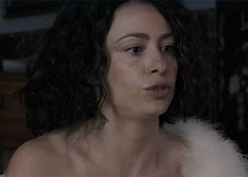 Claretta Petacci ne La lunga notte (foto screenshot tv 2024)