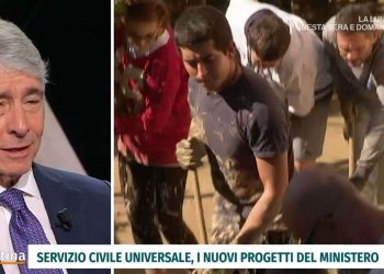 Il ministro Abodi a Uno Mattina