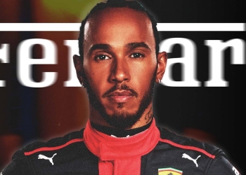 Lewis Hamilton in Ferrari, fotomontaggio da Youtube